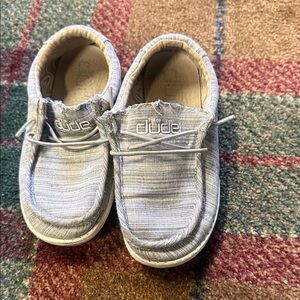 Hey Dude Kids' Light Gray Moccasins